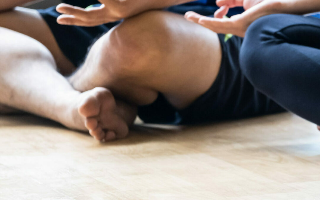 Yoga auf dem Kissen