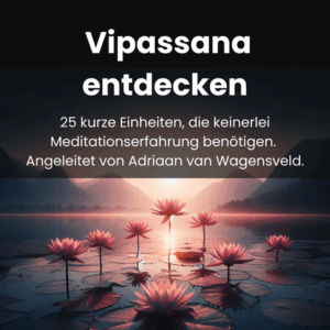 Vipassana Meditation entdecken
