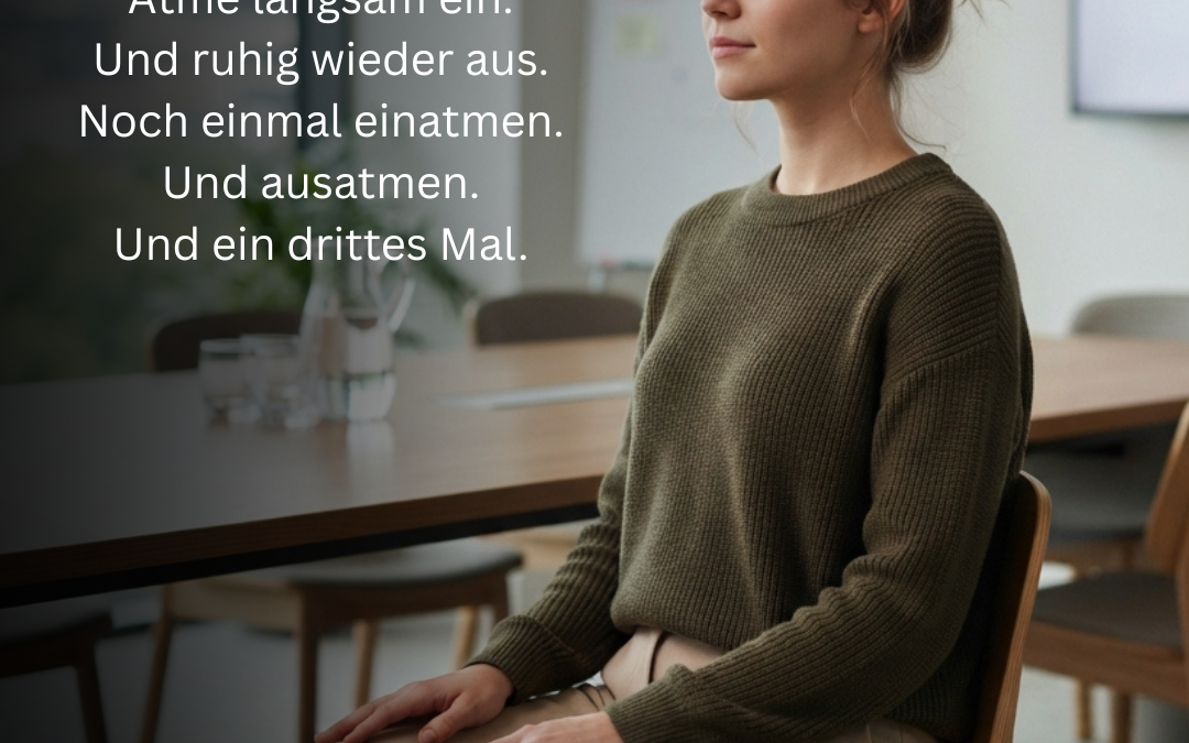 Einen Moment ankommen